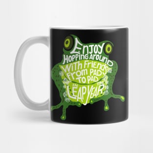 Leaping from Pad to Pad Mug